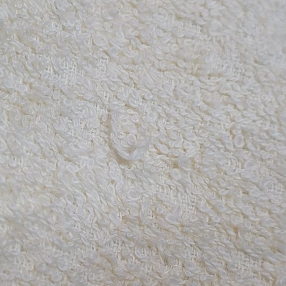 Vintage Muscogee Bath Towel Sculpted P Willows Design Pale Yellow Edge Wear - Picture 7 of 11